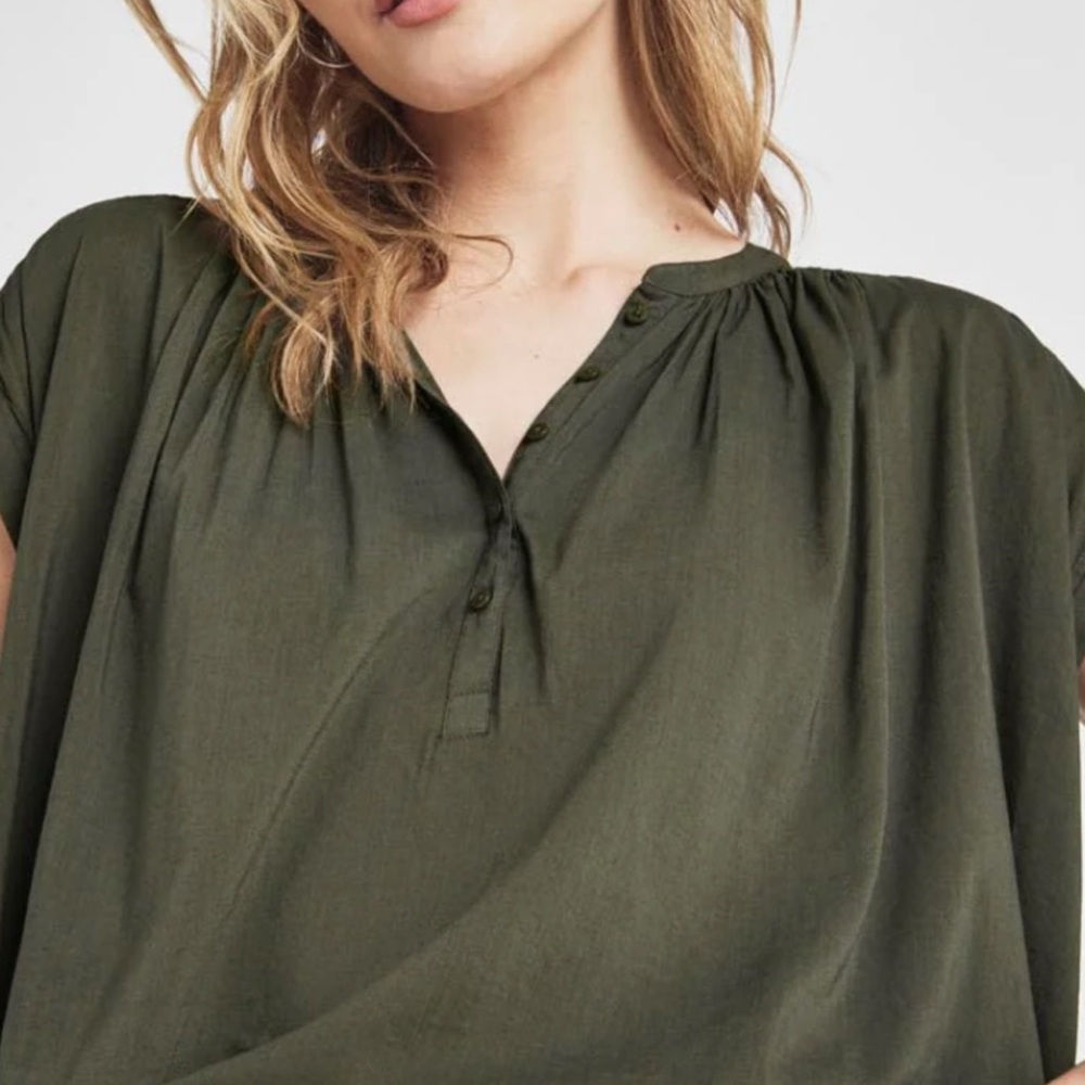Splendid Paloma Olive Top - Small, NWT